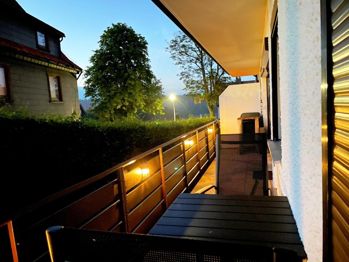 Stanma Luchspartment Ruhig Und Zentral Mit Grossem Balkon Und Kostenlosem Parkplatz Braunlage Exteriör bild