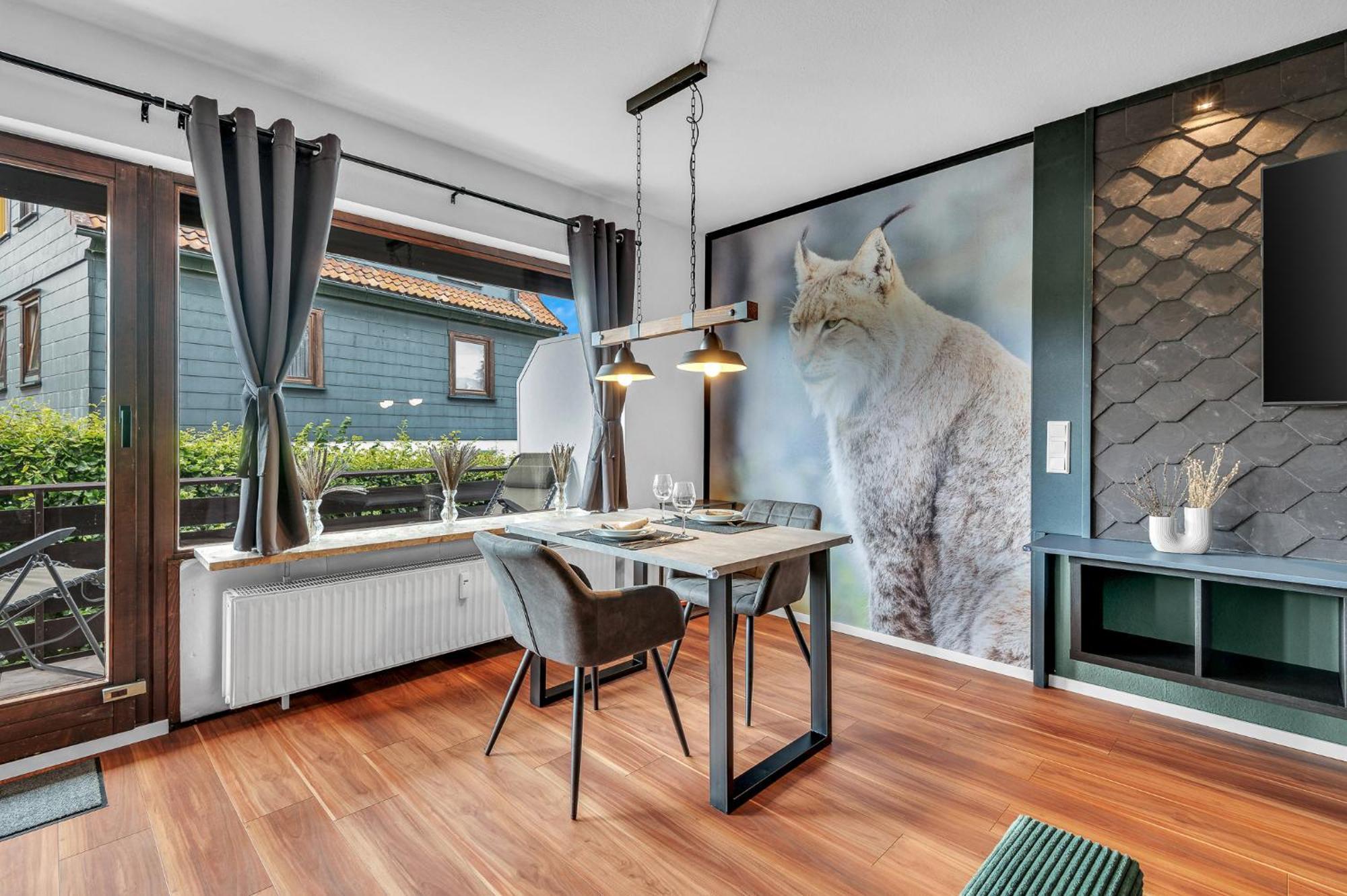 Stanma Luchspartment Ruhig Und Zentral Mit Grossem Balkon Und Kostenlosem Parkplatz Braunlage Exteriör bild