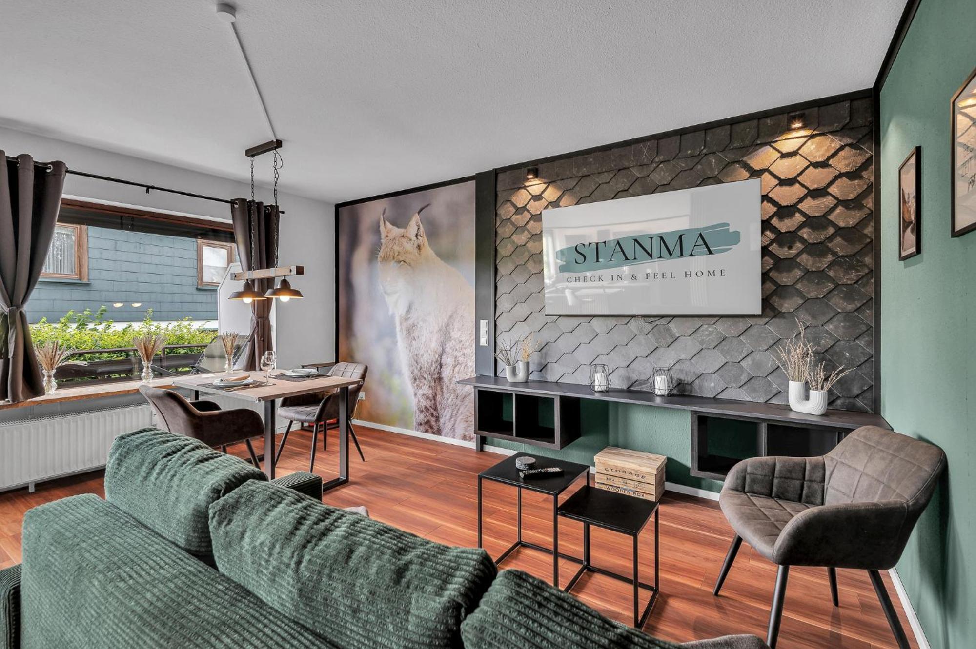 Stanma Luchspartment Ruhig Und Zentral Mit Grossem Balkon Und Kostenlosem Parkplatz Braunlage Exteriör bild